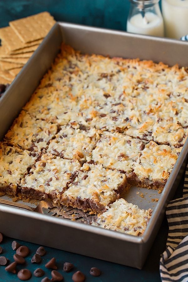 Six Layer Magic Bars (only 6 ingredients!) Cooking Classy