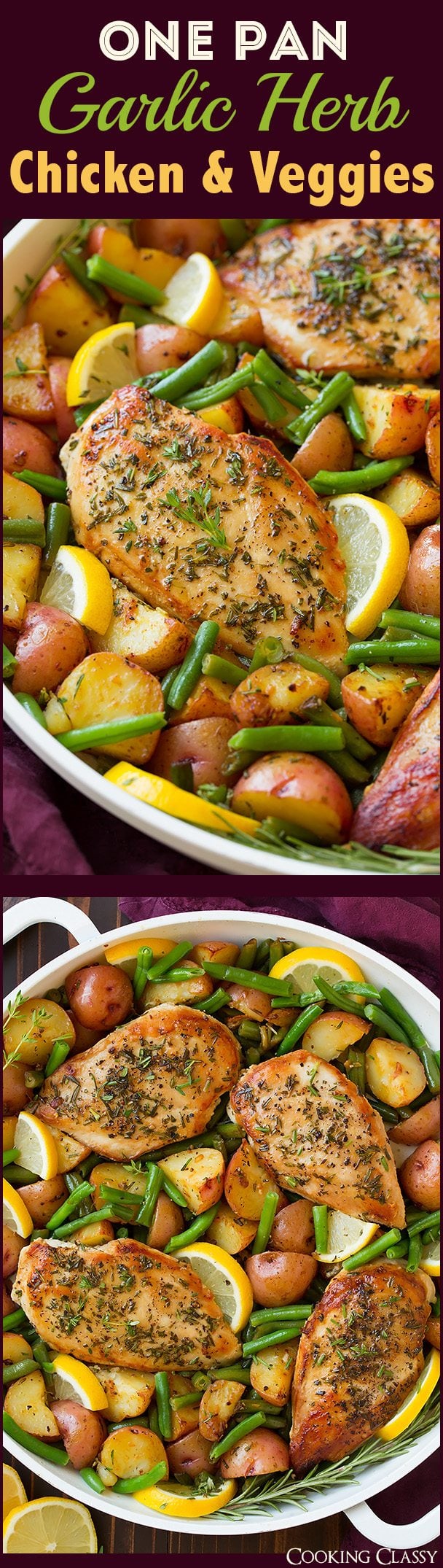 Garlic Herb Chicken & Veggies Cooking Classy
