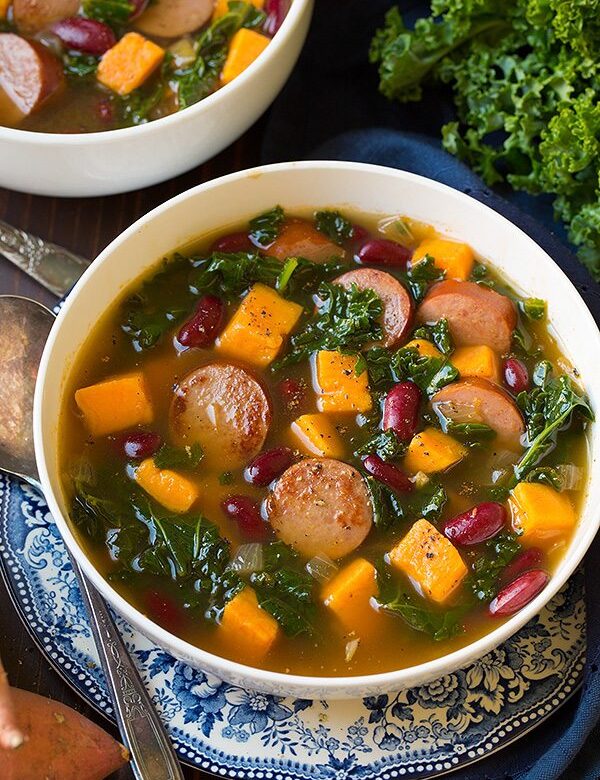 Kale White Bean and Sausage Soup Cooking Classy