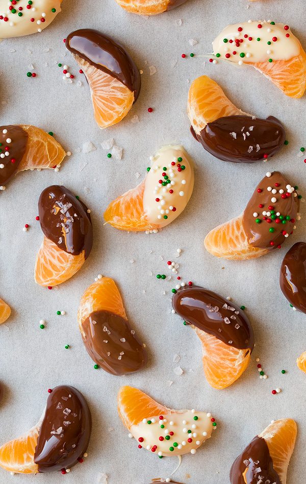 White Chocolate and Chocolate Dipped Mandarin Oranges | Cooking Classy
