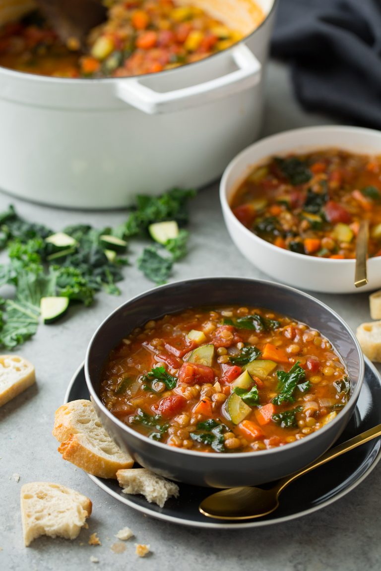 Lentil Soup (Italian Vegetable) Cooking Classy
