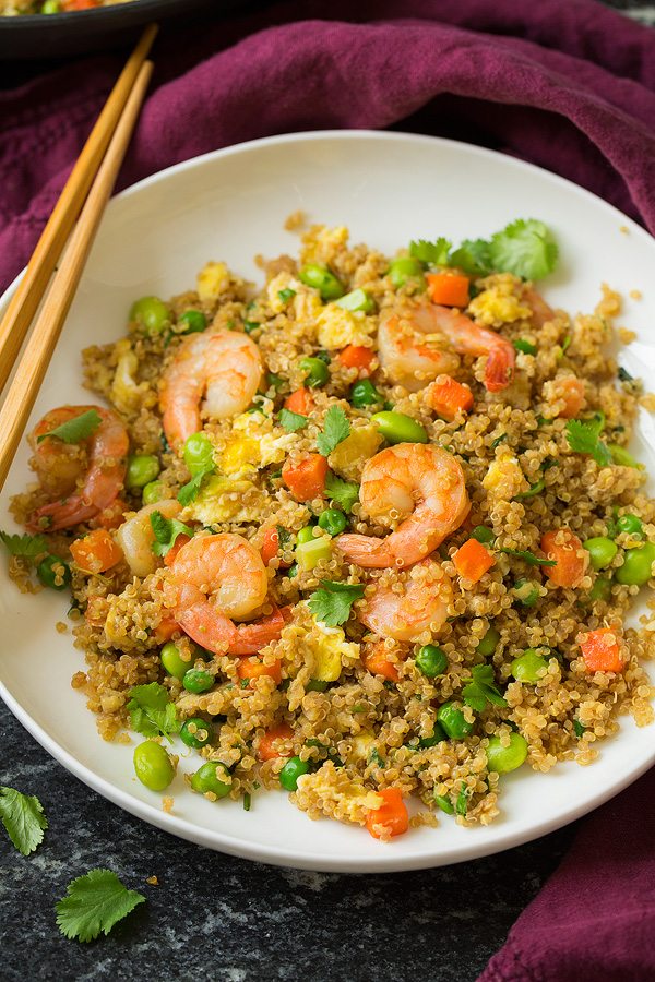 Shrimp Quinoa Fried Rice | Cooking Classy