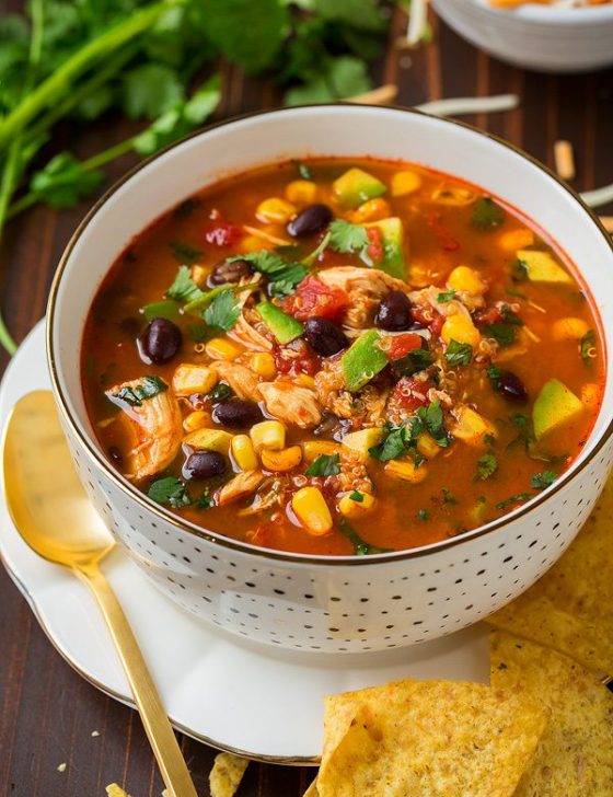 Slow Cooker Chicken Enchilada Soup Cooking Classy