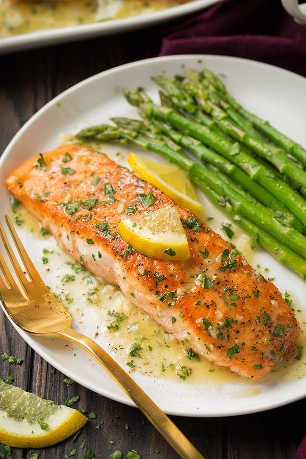 Pan Seared Salmon With Lemon Butter Sauce Cooking Classy