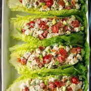 BLTA Chicken Salad Lettuce Wraps | Cooking Classy