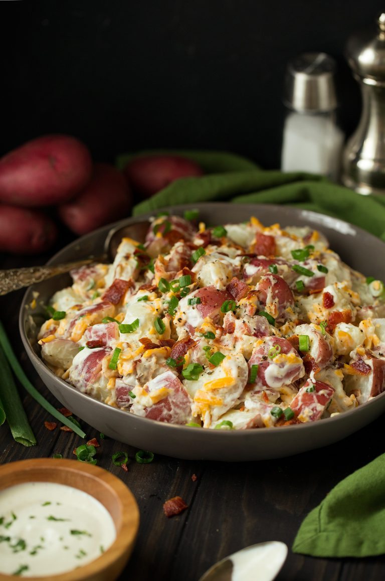 Cheddar Bacon Ranch Potato Salad Cooking Classy