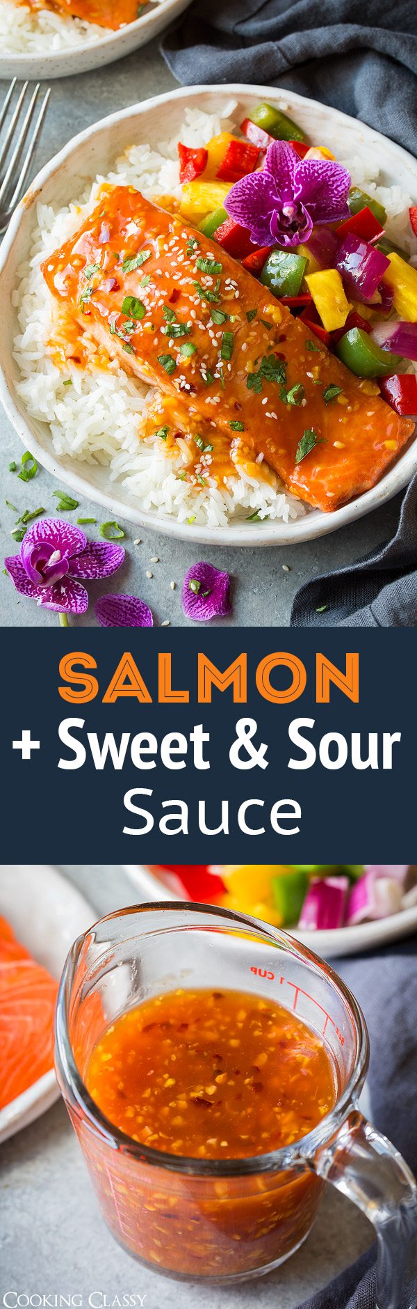 Pan Seared Salmon with Sweet and Sour Sauce Cooking Classy