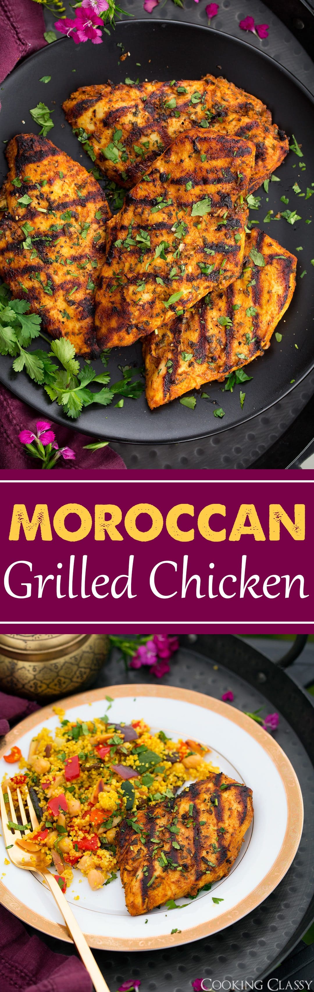 Grilled Mororccan Chicken Recipe Cooking Classy