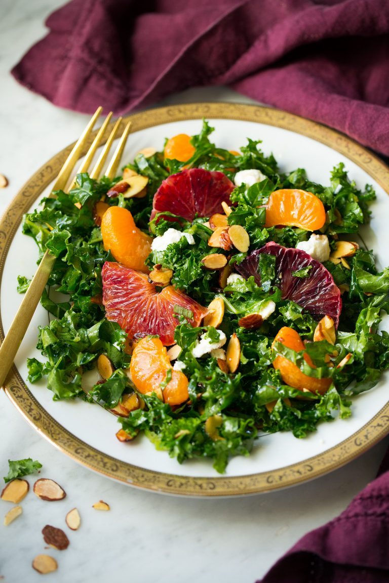 Kale Orange Salad (with Orange Balsamic Dressing) Cooking Classy