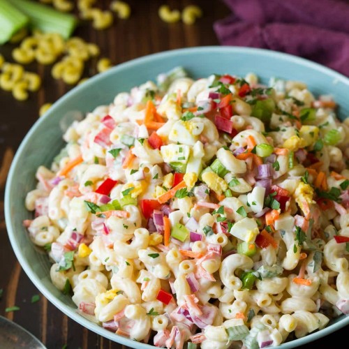 classic macaroni salad easy go to side dish cooking classy
