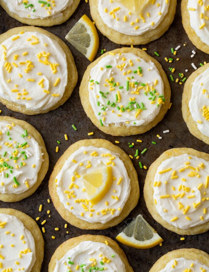 Glazed Lemon Sour Cream Cookies Cooking Classy