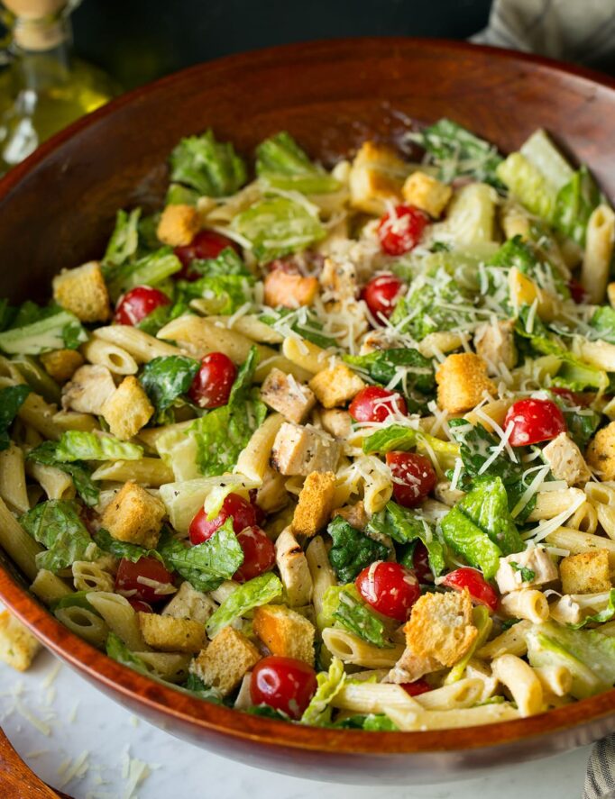 Chicken Caesar Salad {Homemade Dressing} - Cooking Classy