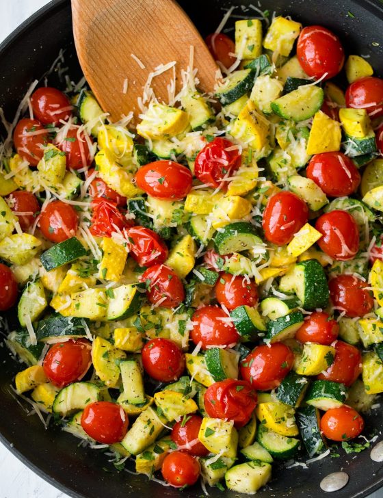Roasted GarlicParmesan Zucchini, Squash and Tomatoes Cooking Classy