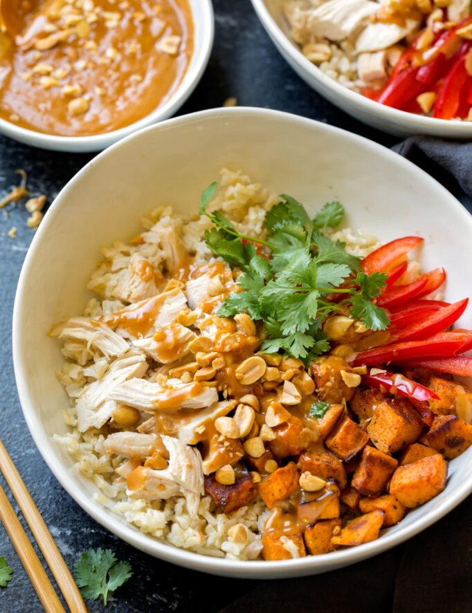 Thai Chicken Tacos with Peanut Sauce Cooking Classy