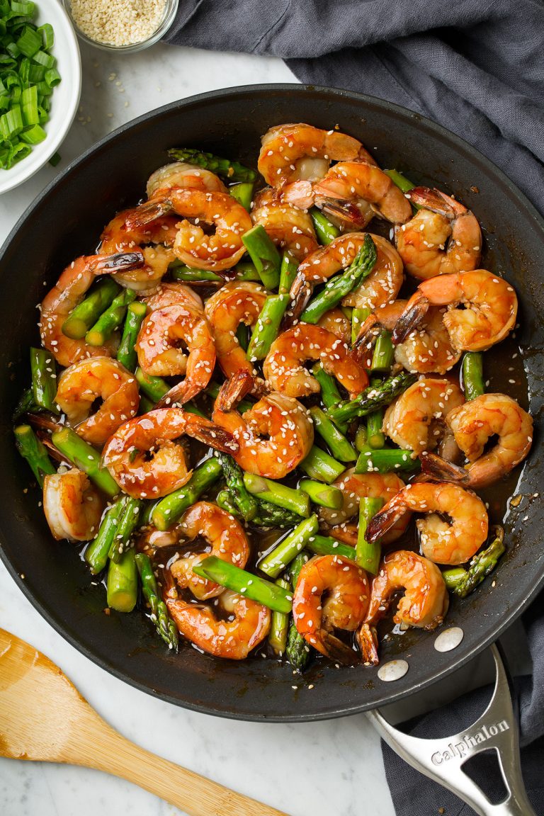Teriyaki Shrimp and Asparagus StirFry Cooking Classy