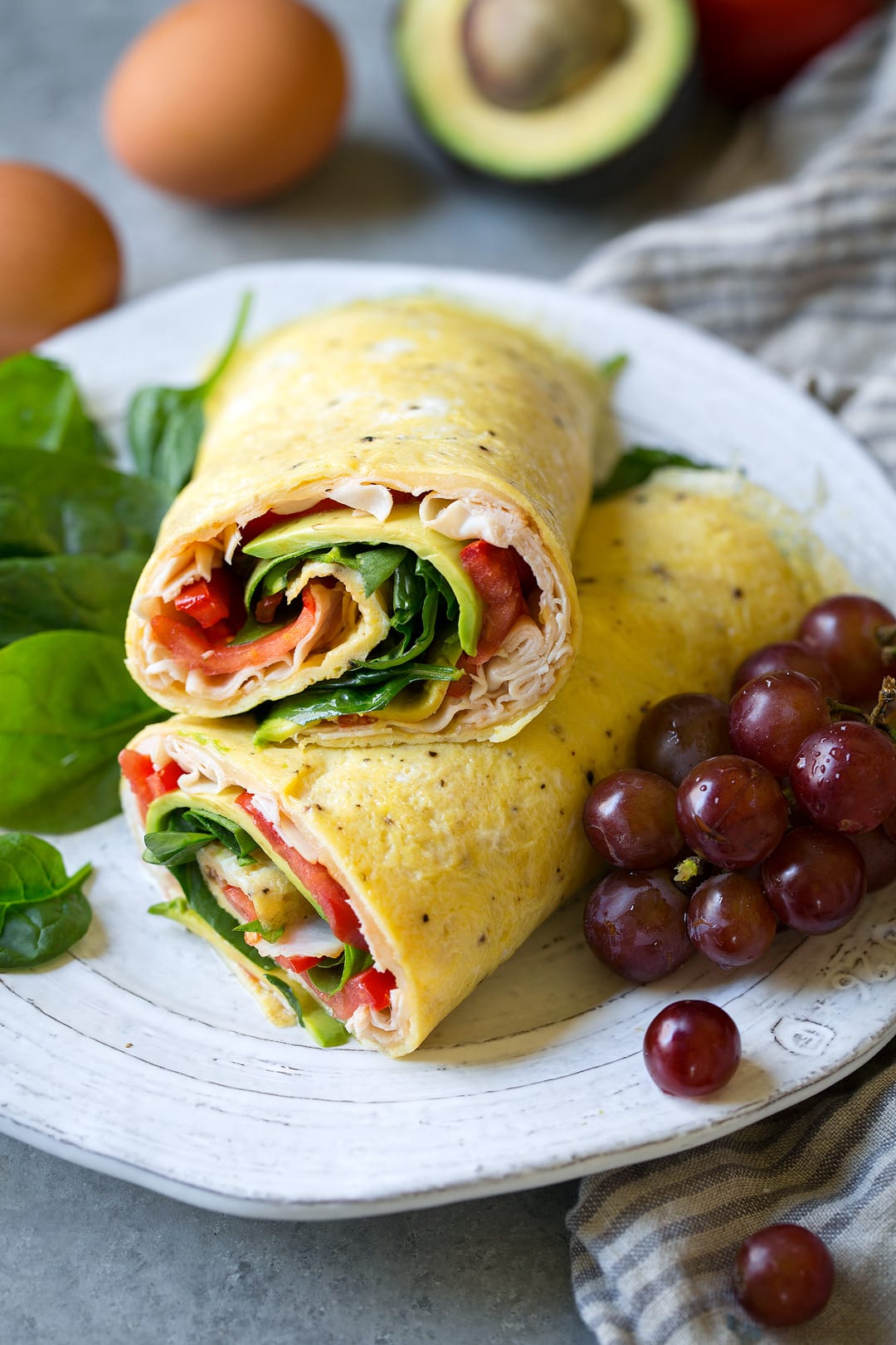 Egg Wrap Recipe (with Turkey and Avocado) - Cooking Classy