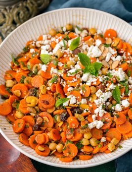 Moroccan Carrot Chick Pea Salad
