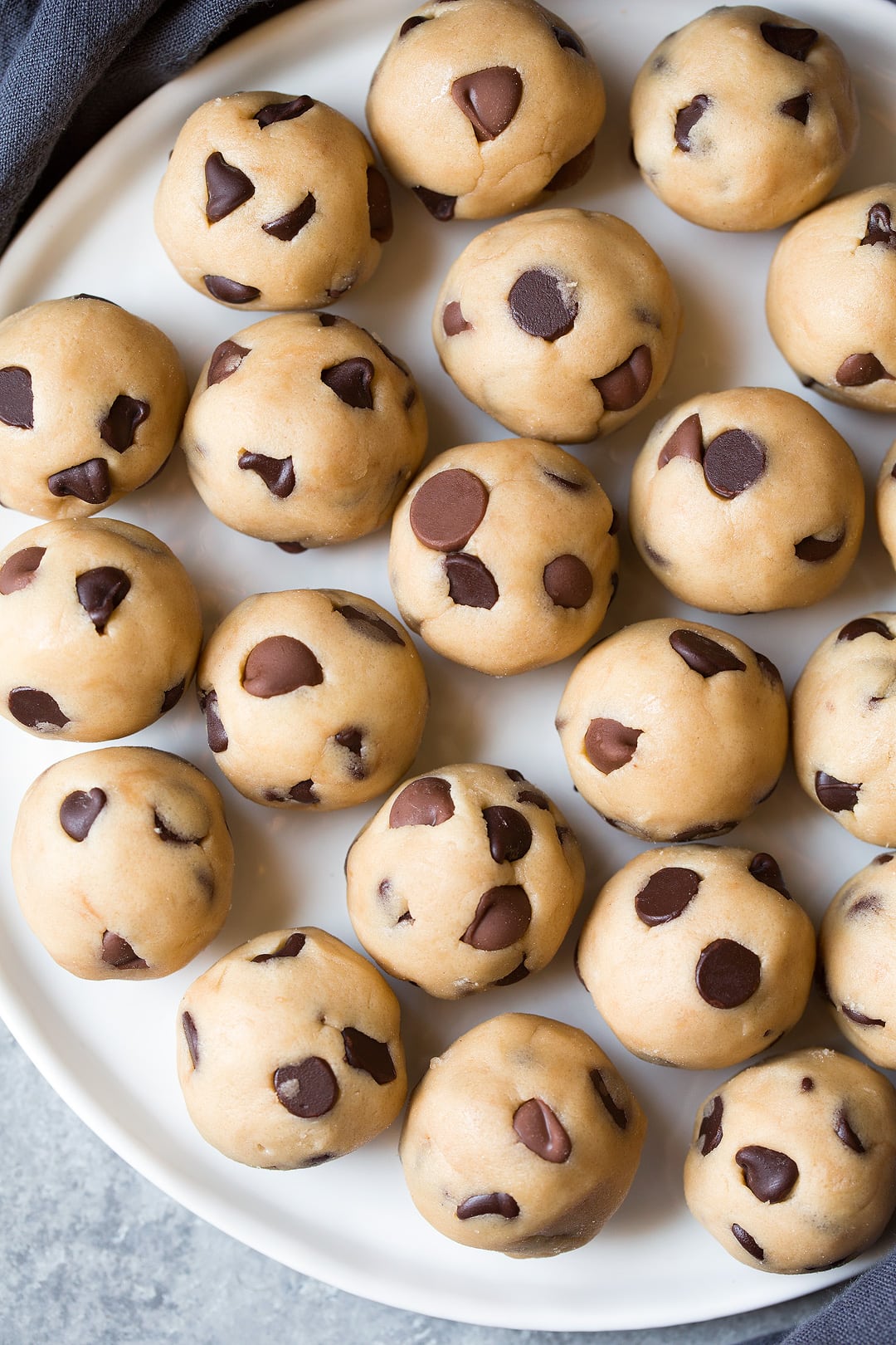 Chocolate Chip Cookie Dough Bites   Cooking Classy
