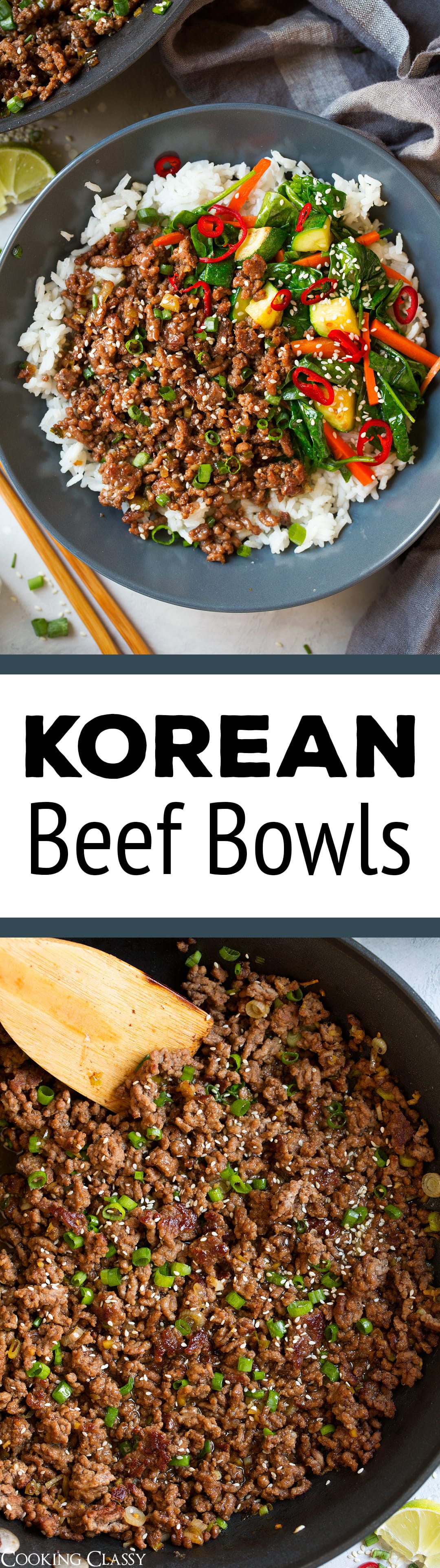 Korean Beef Bowls Cooking Classy