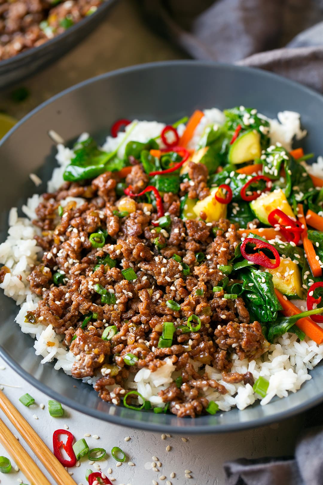 Korean Beef Bowls - Cooking Classy