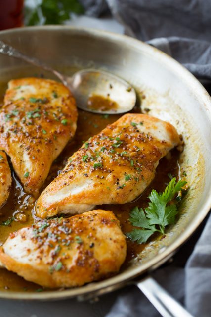 Maple Mustard Skillet Chicken Recipe - Cooking Classy