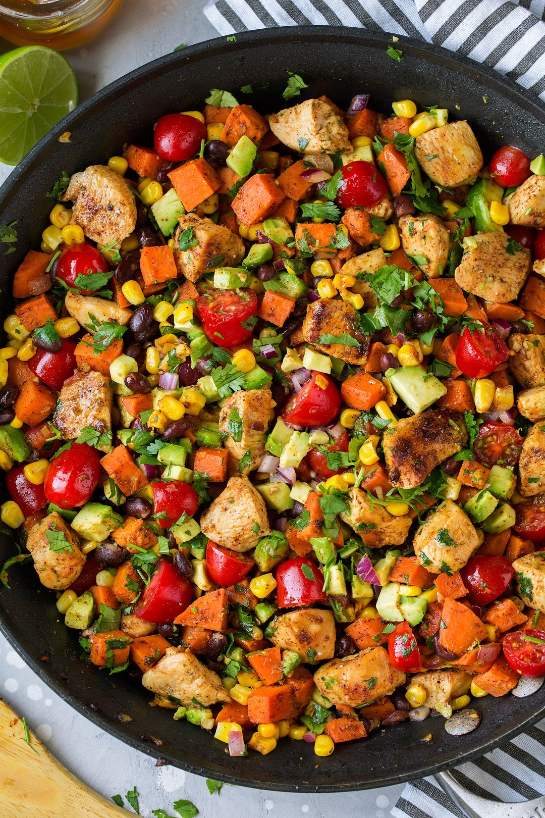 Mexican Honey Lime Chicken Sweet Potato Skillet Recipe
