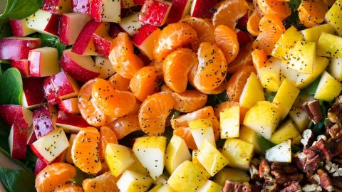 spinach mandarin orange salad with poppy seed dressing Mandarin Pomegranate Spinach Salad with Poppy Seed Dressing