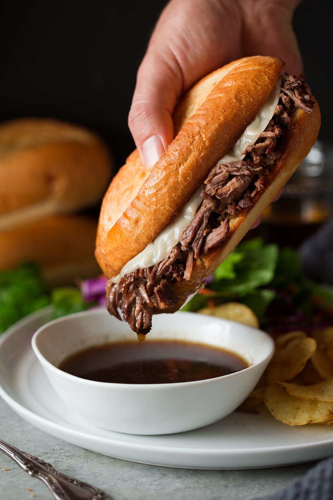 Where can i get a french dip sandwich near me French Dip Sandwich Slow Cooker Method Cooking Classy