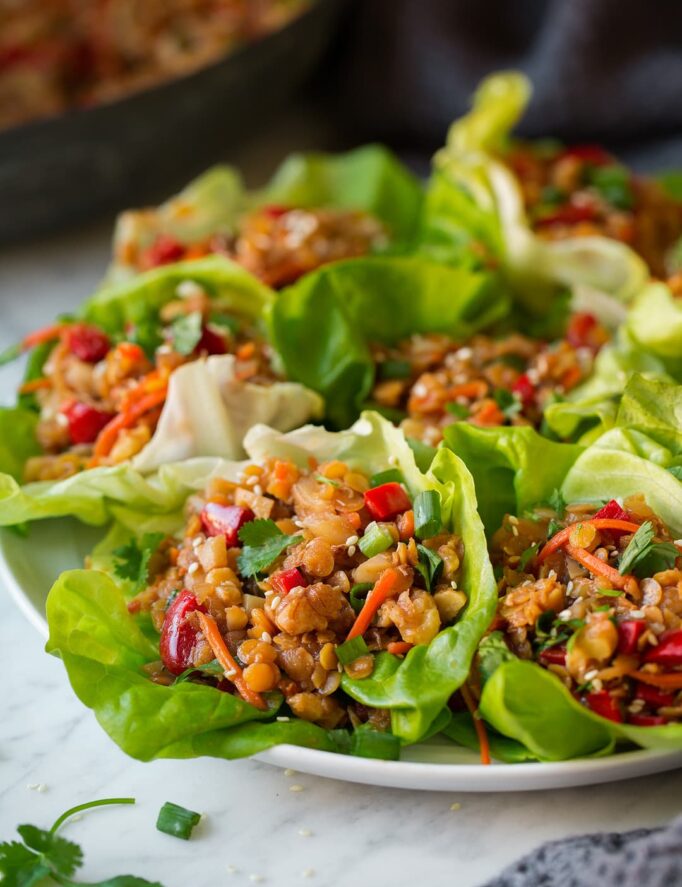 Slow Cooker Asian Chicken Lettuce Wraps Cooking Classy
