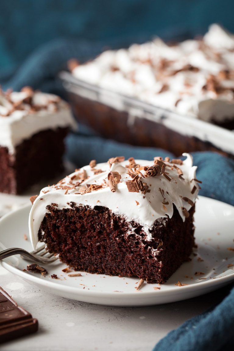 Chocolate Mayonnaise Cake with Marshmallow Frosting Cooking Classy