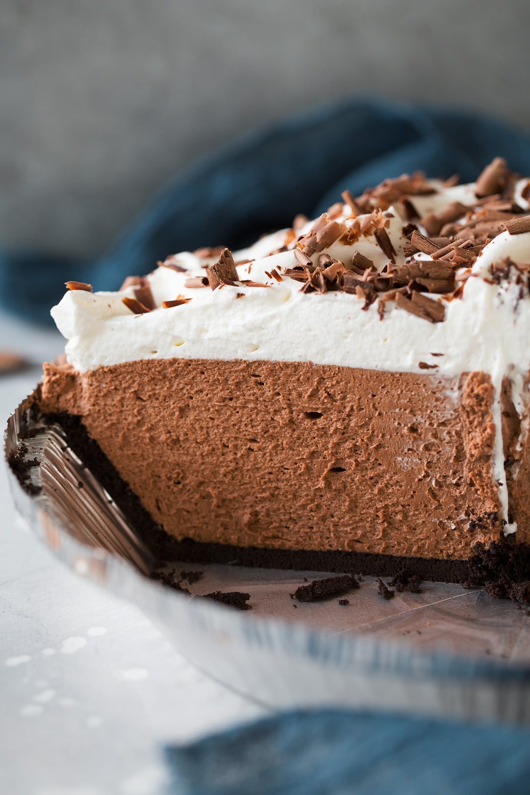 Easy Chocolate Mousse Pie - Cooking Classy