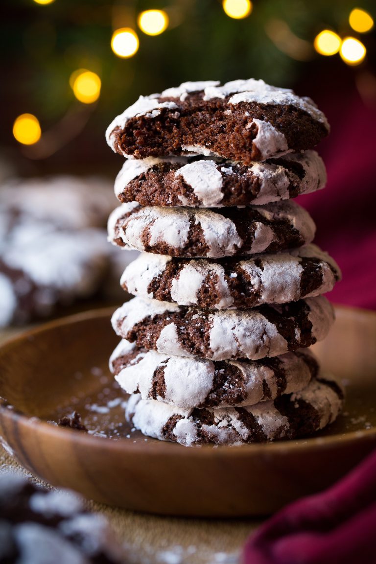 Chocolate Crinkle Cookies Cooking Classy