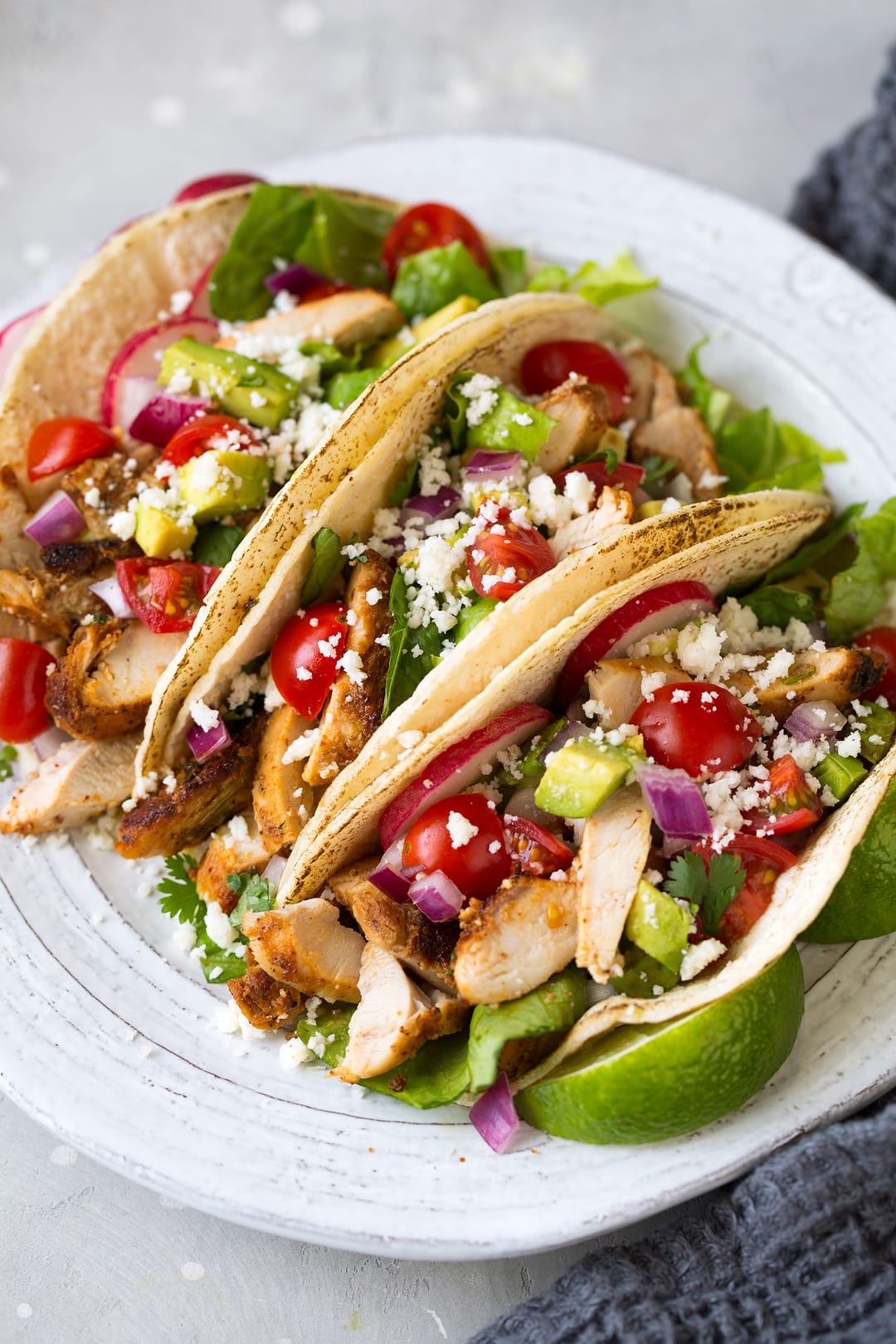 Oven Roasted Chicken Tacos