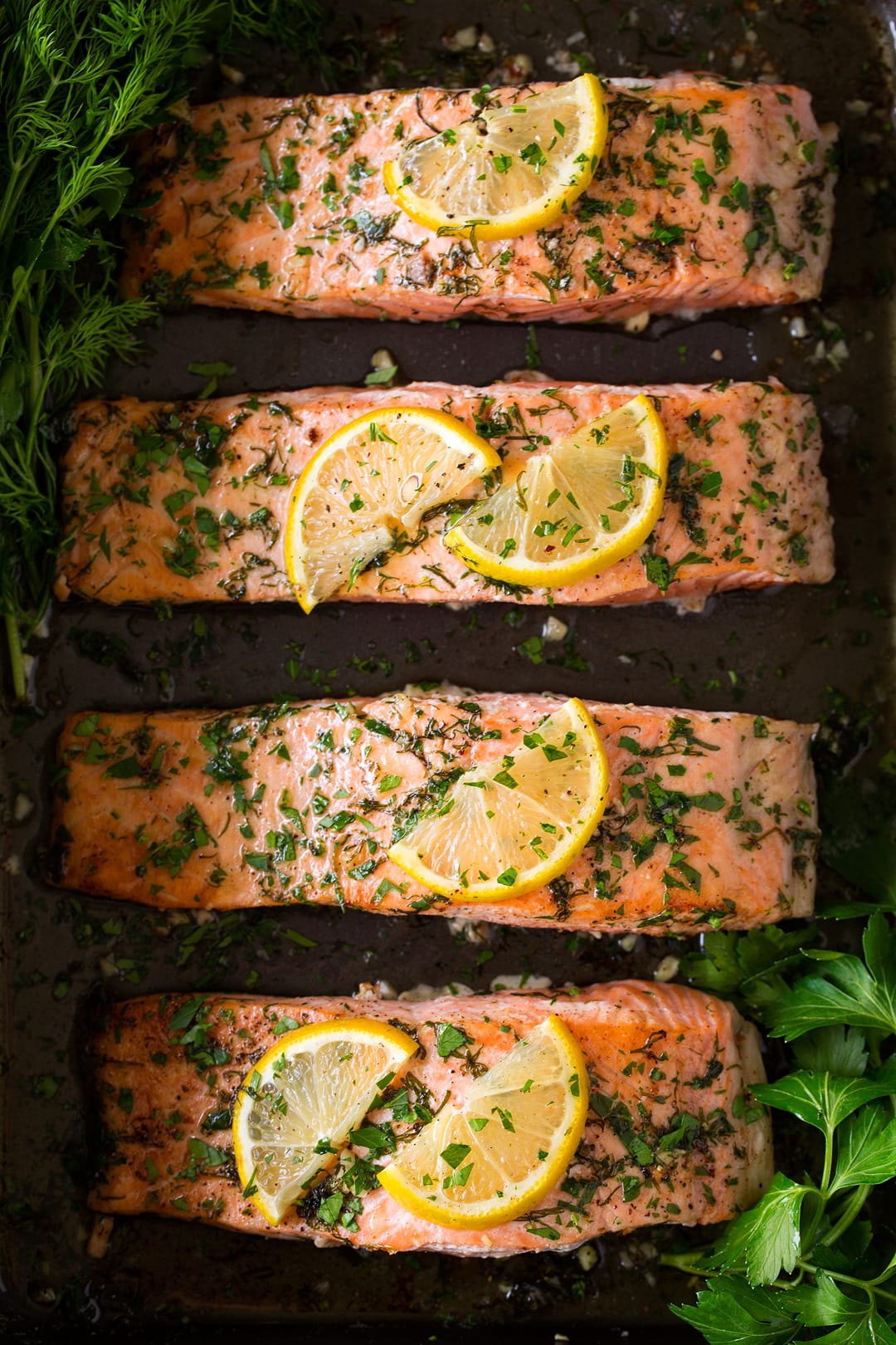 Salmon Roasted in Butter