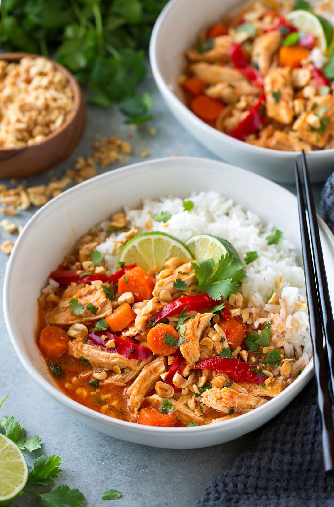 Thai Chicken Curry | Slow Cooker or Instant Pot