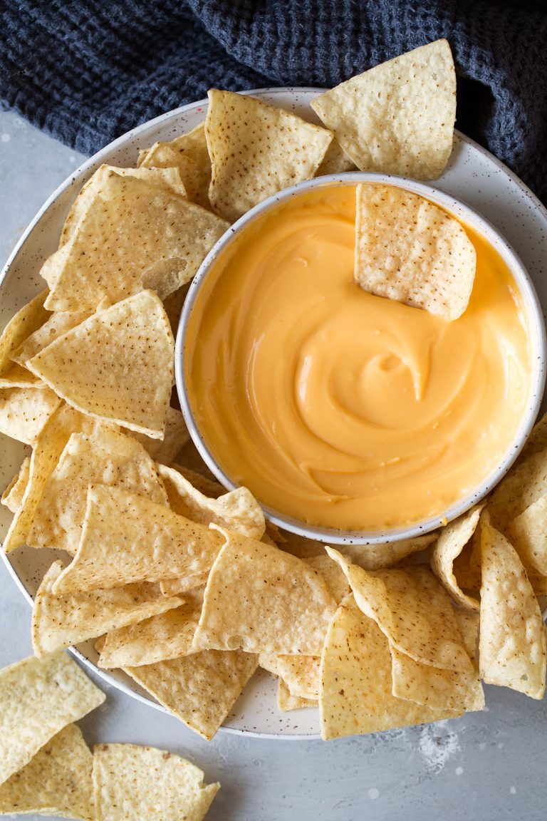 3-Ingredient Queso Cheese Dip - Cooking Classy