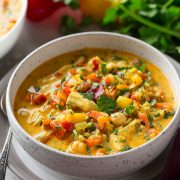 Curry Chicken and Quinoa Soup