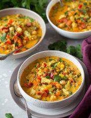 Curry Chicken and Quinoa Soup