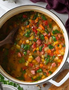 Kielbasa Sausage Vegetable Soup