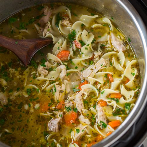 Instant Pot Chicken Noodle Soup - Cooking Classy