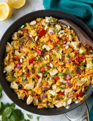 One Pan Moroccan Chicken and Couscous