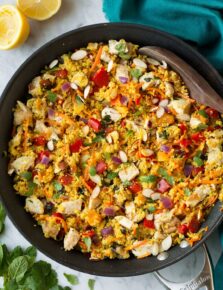 One Pan Moroccan Chicken and Couscous