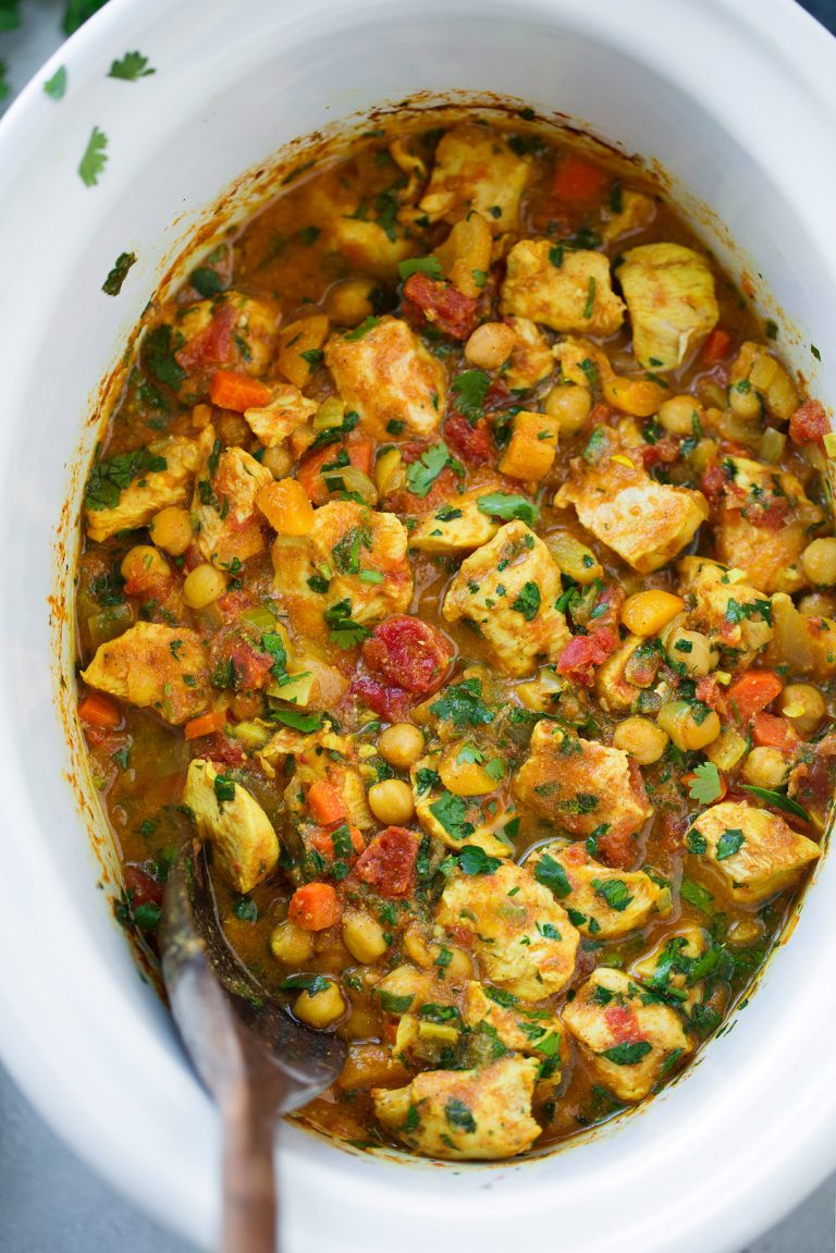 Slow Cooker Chicken and Chick Pea Tagine Cooking Classy