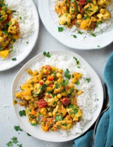 Slow Cooker Chicken and Chick Pea Tagine
