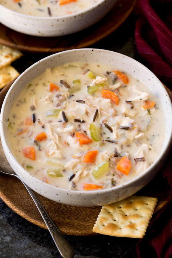Creamy Chicken and Wild Rice Soup 