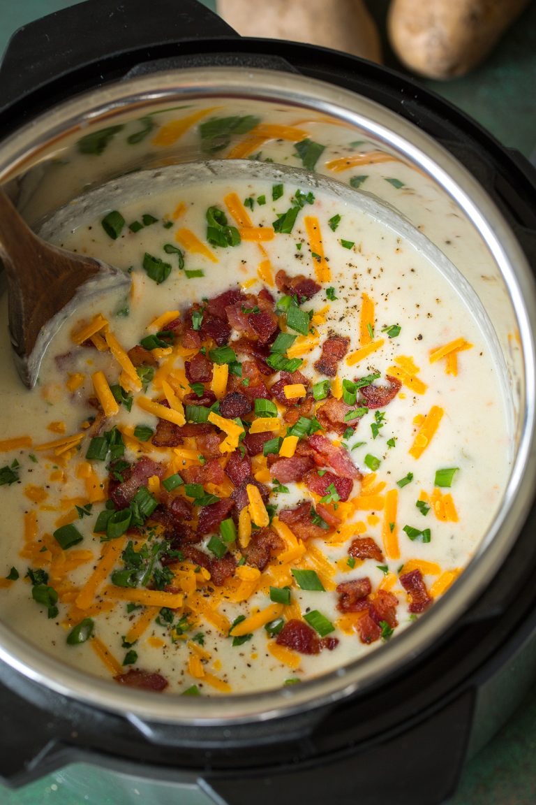 Instant Pot Creamy Potato Soup Cooking Classy