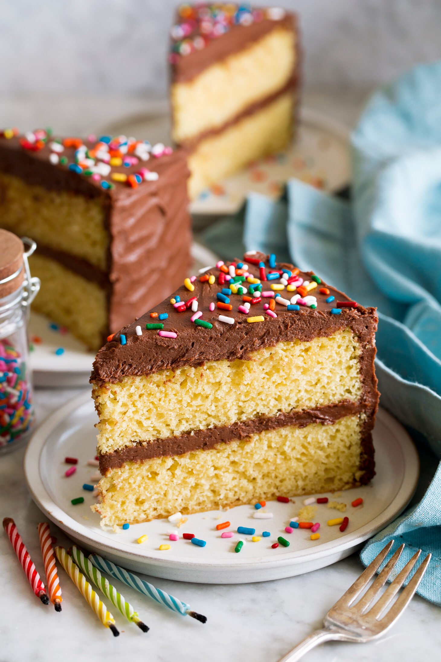 Easy Yellow Cake (+ Chocolate Buttercream Frosting!) Cooking Classy