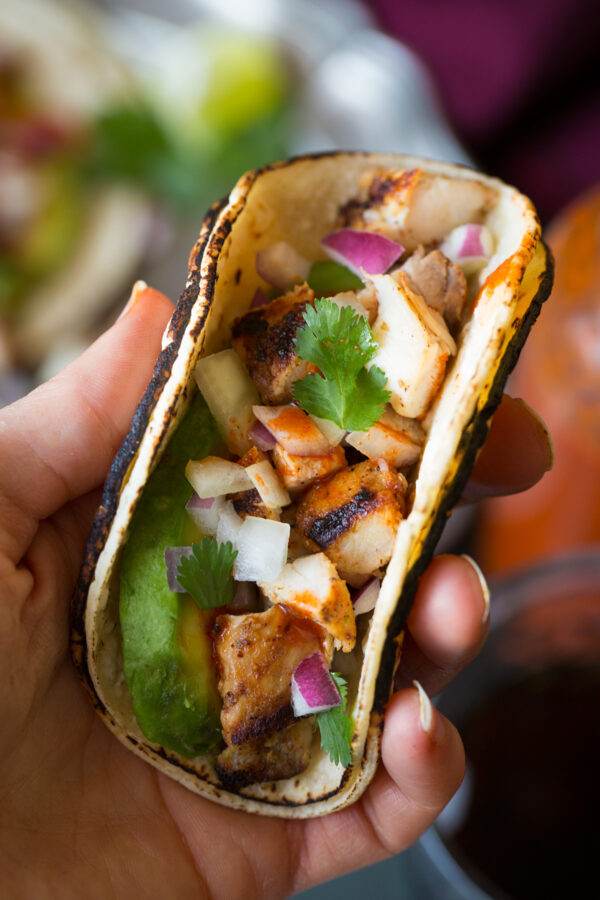 Grilled Chicken Street Tacos