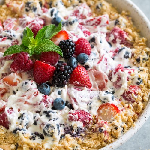 Berry Cheesecake Fruit Salad Cooking Classy