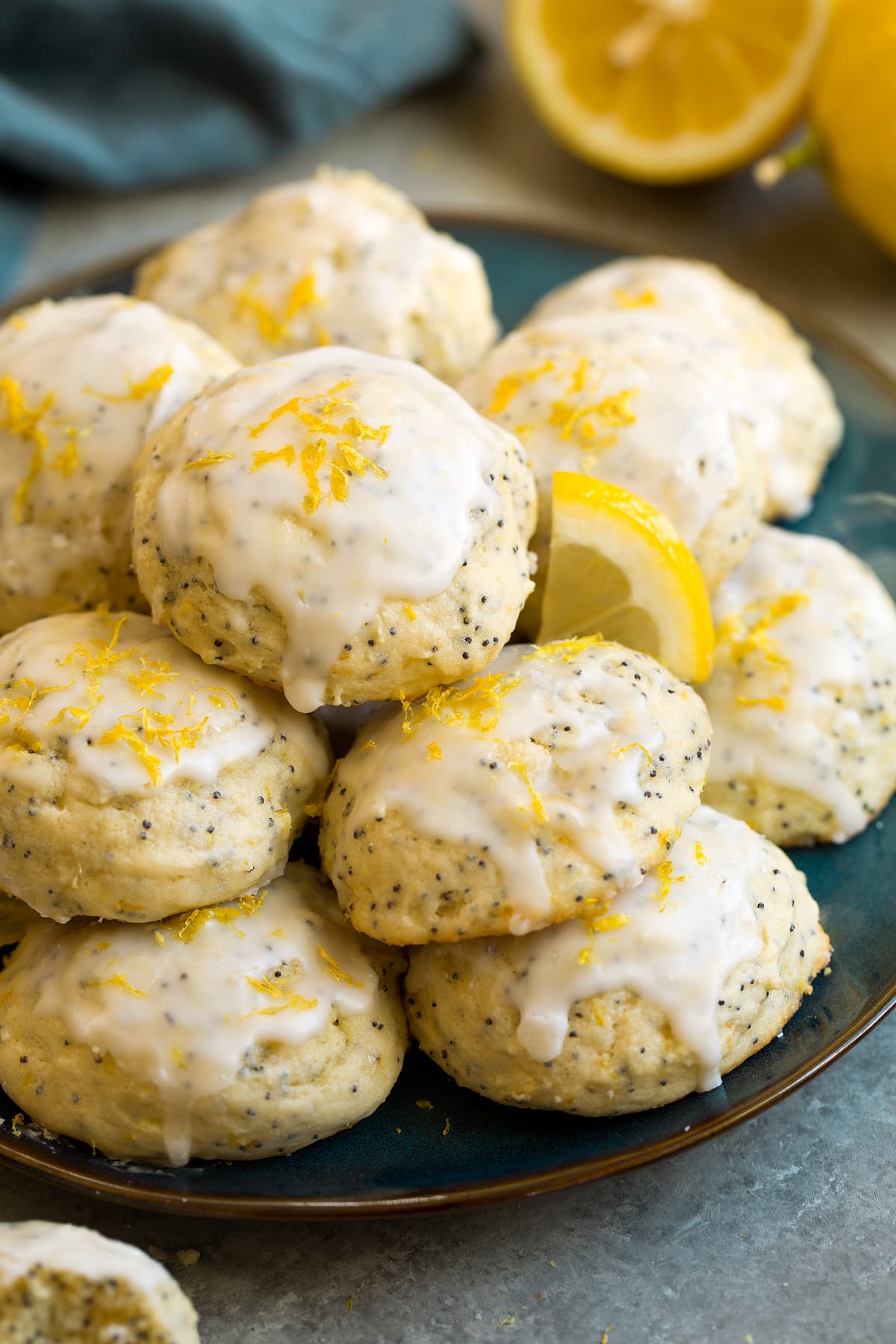 Lemon Poppy Seed Ricotta Cookies